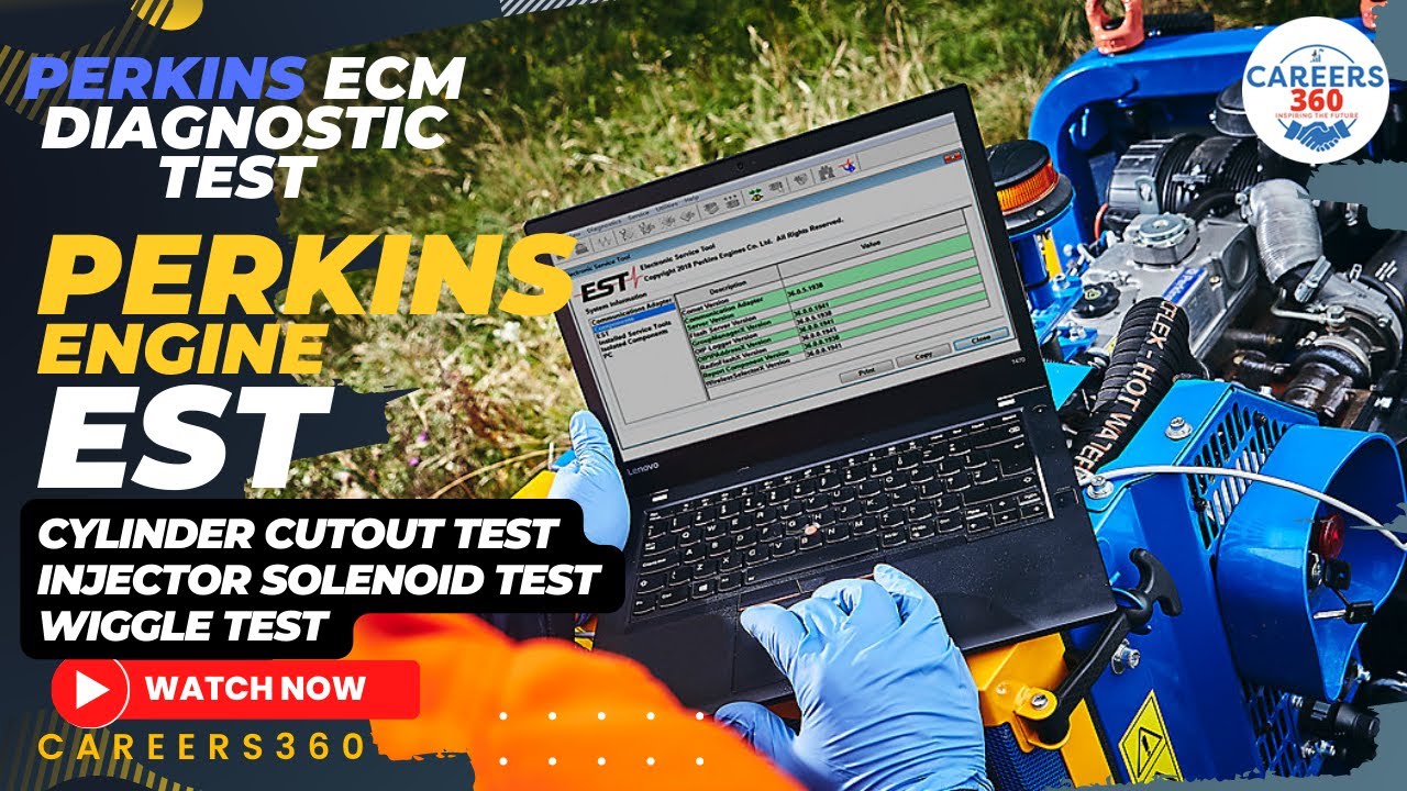 Perkins ECM Diagnostic test Cylinder cutout test Injector Solenoid