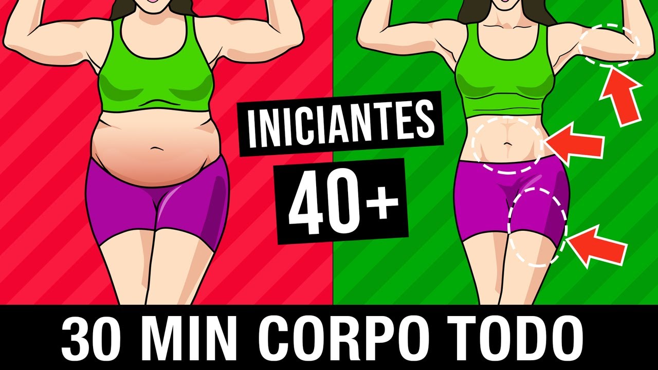 Treino de baixo impacto para emagrecer depois dos 40 anos