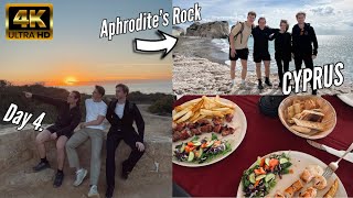 PAPHOS CYPRUS | Day 4. | Aphrodite's Rock & Agia Solomoni Catacomb | 4K