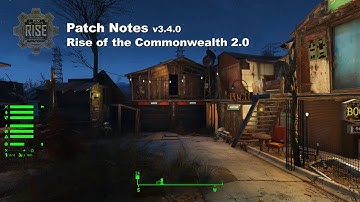 Sim Settlements: Patch - RotC 2.0