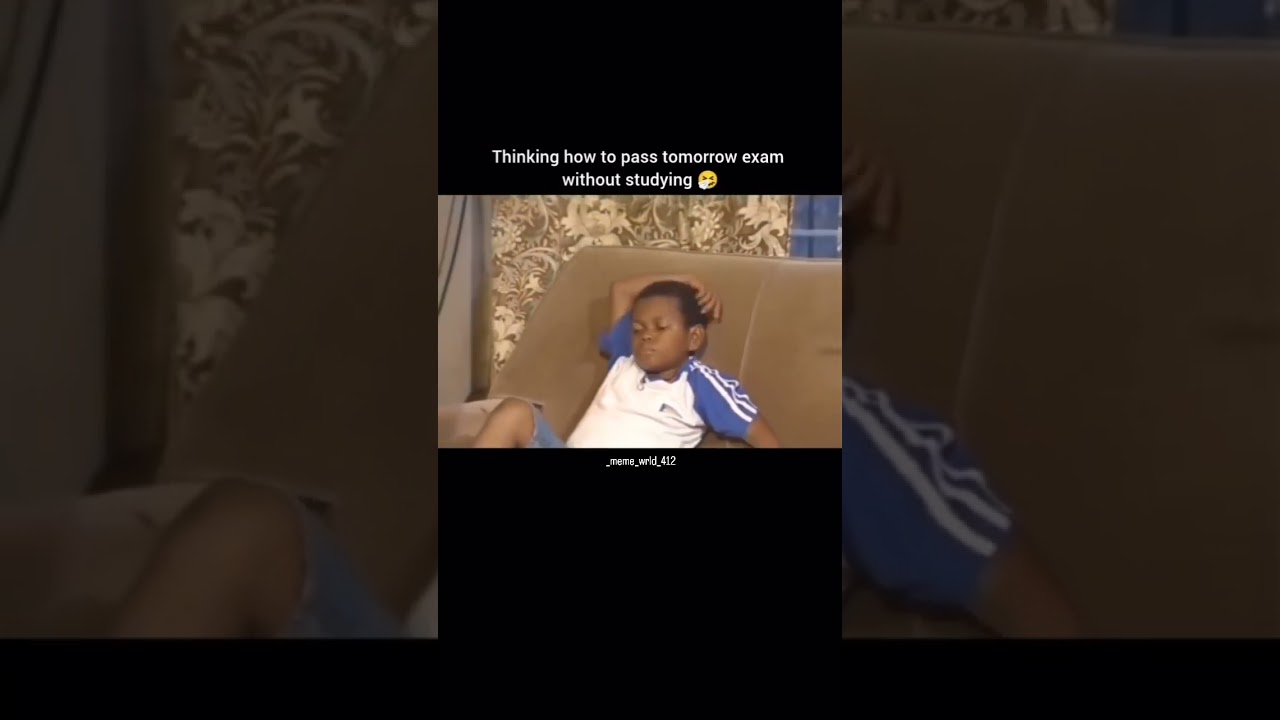 POv:- trying to pass all subjects without studying 