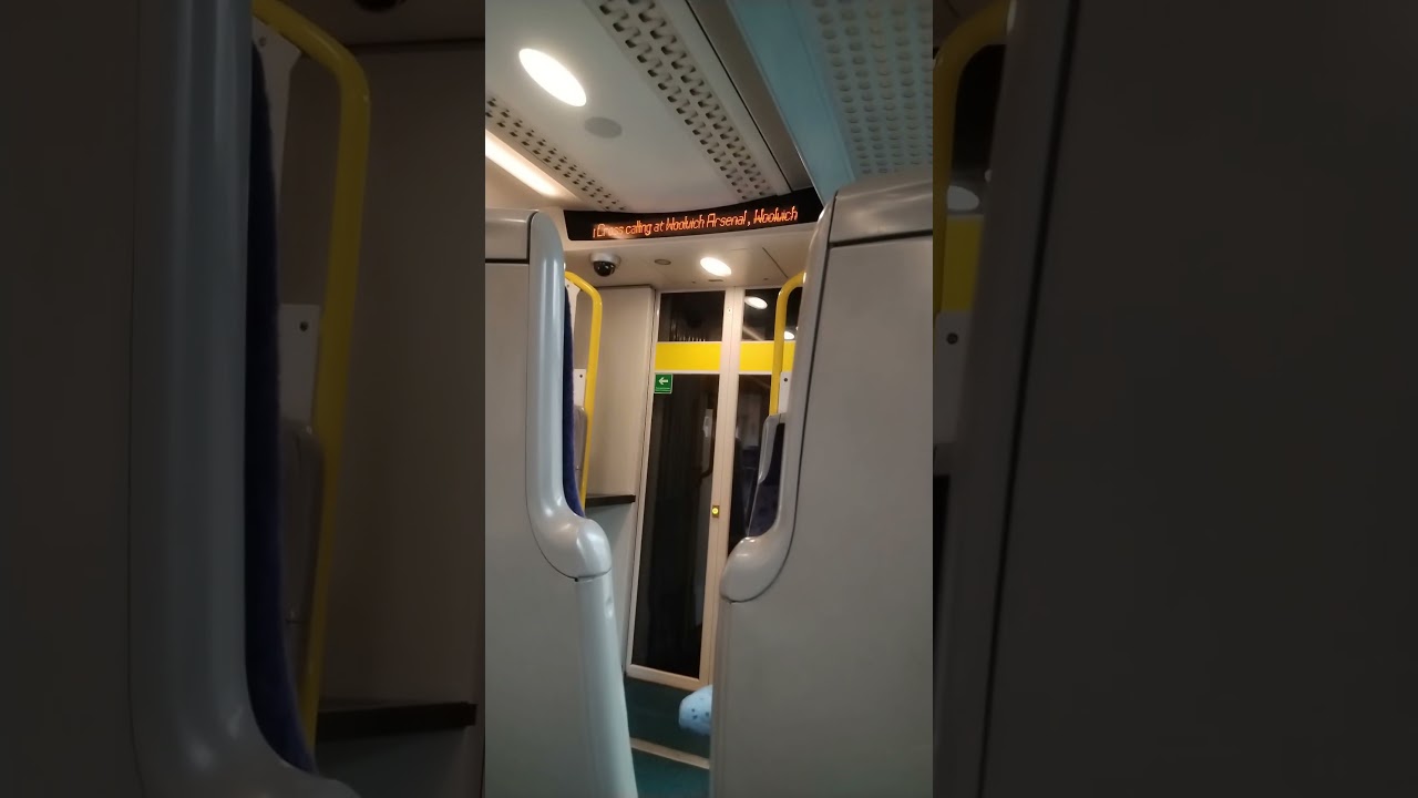 RARE SOUTHEASTERN ANNOUNCEMENT Class 376: Plumstead to Charing Cross via Lewisham - ENGINEERING WORK