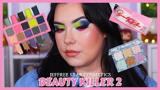 JEFFREE STAR COSMETICS BEAUTY KILLER 2 PALETTE TUTORIAL & REVIEW