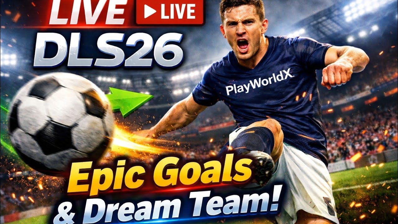 Live DLS26 – Epic Goals & Dream Team Action!
