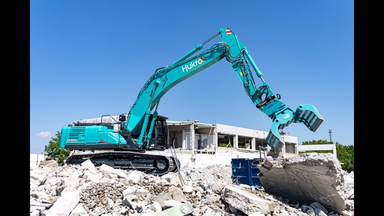 Kobelco SK350LC-11 voor Hukro