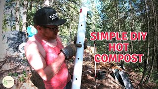 How We Deal With Human Waste Living Off Grid - Hot Compost