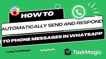 How to automatically send and respond to text messages in WhatsApp