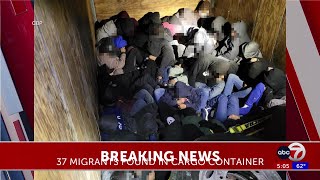 37 migrants found smuggled in tractor-trailer at I-25 checkpoint