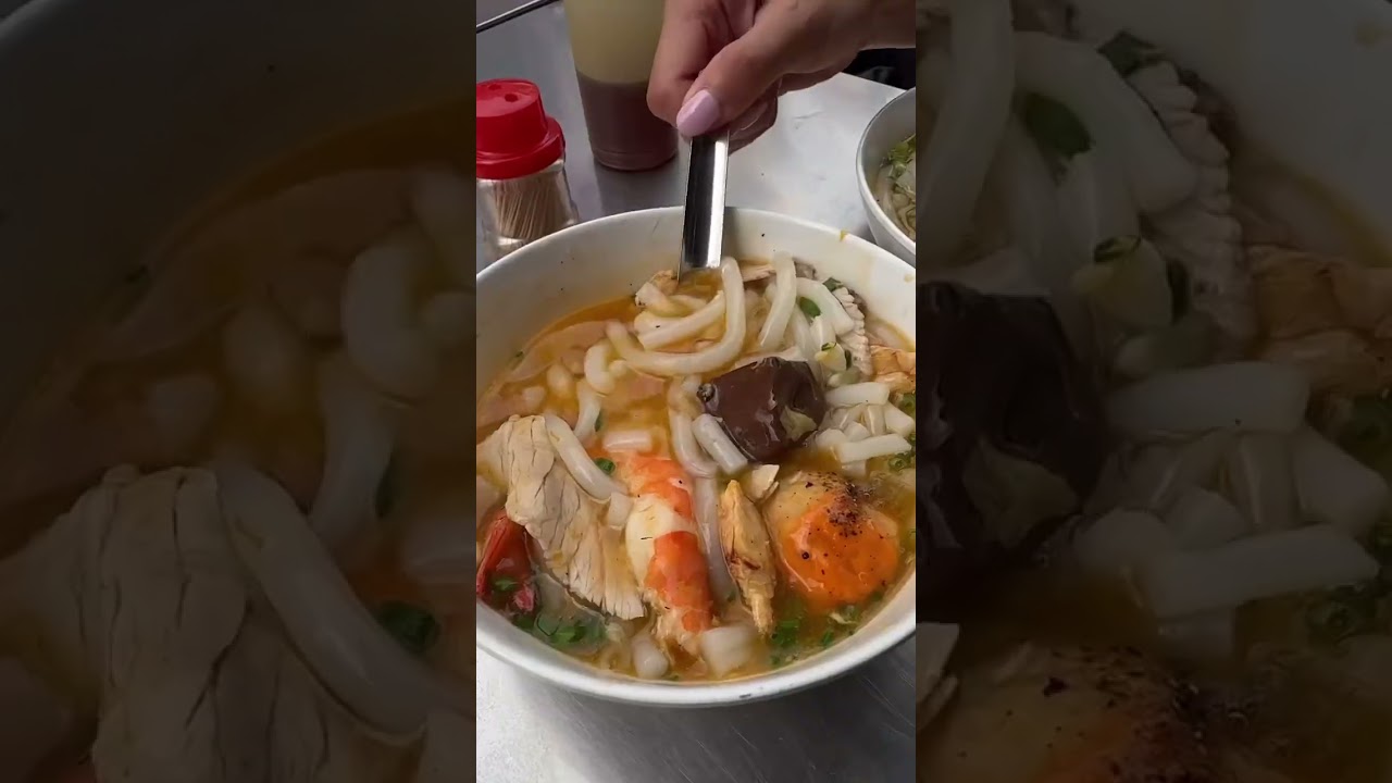 The best Crab noodle soup in Ho Chi Minh City 😋 