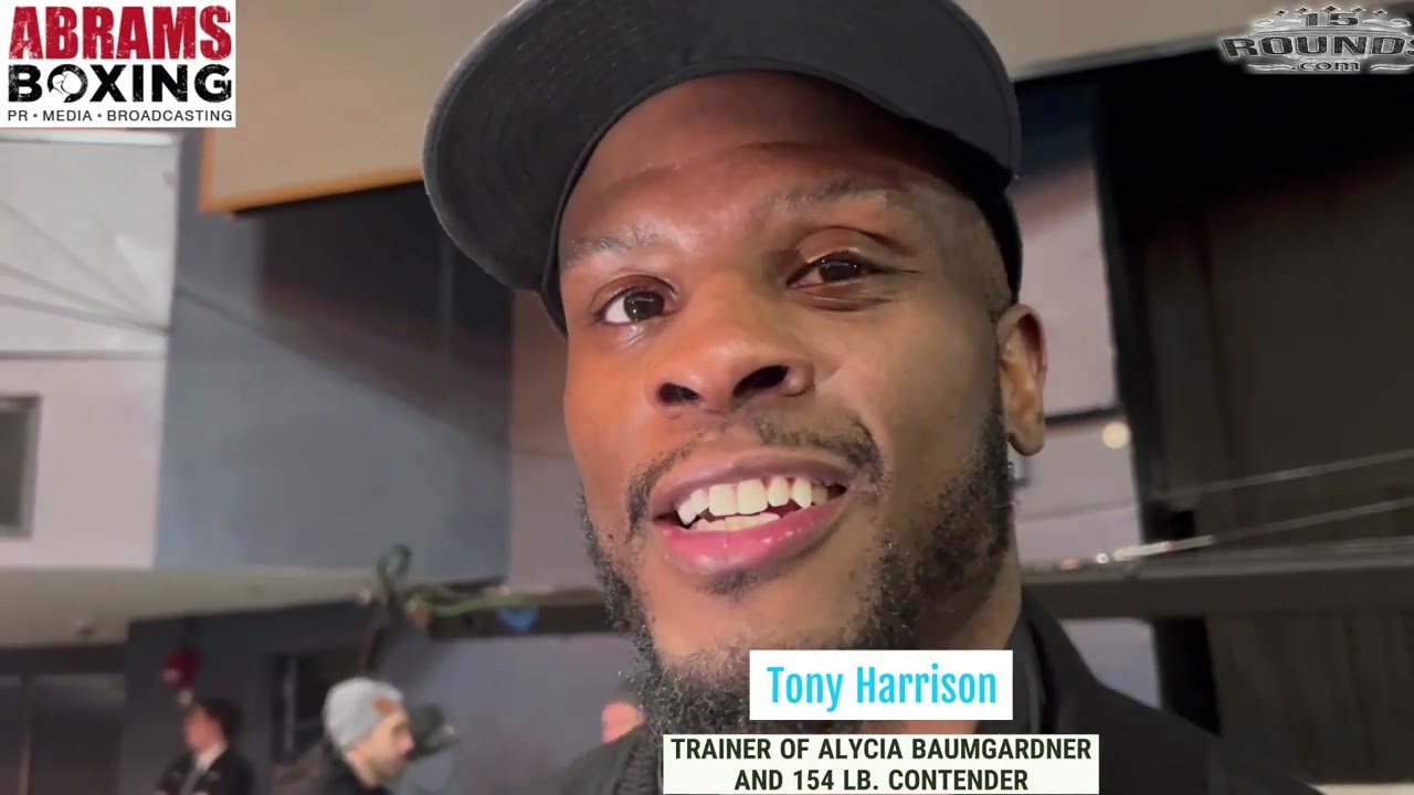 Tony Harrison Emotional After Alycia Baumgardner Undisputed Title win