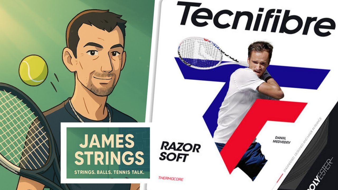 Tecnifibre Razor Soft Carbon 17g 1.25mm @50lbs - Made For Medvedev, But ...