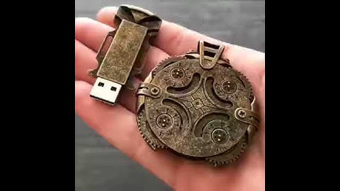 Cryptex Steampunk USB Flash Drive