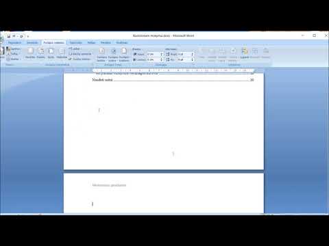 Video: Kaip įdėti Antraštes Ir Poraštes