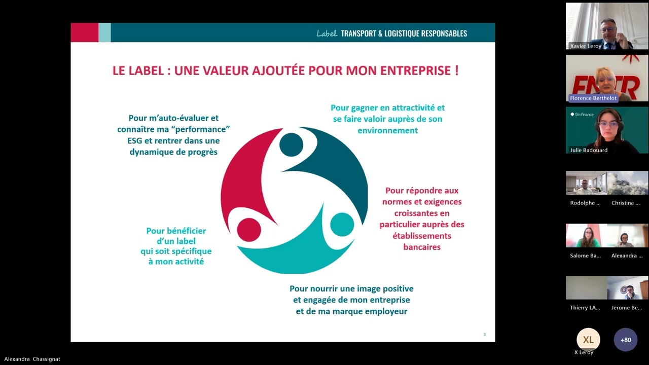 Webinaire de lancement du Label ESG « Transport & Logistique Responsables » – Édition 2026