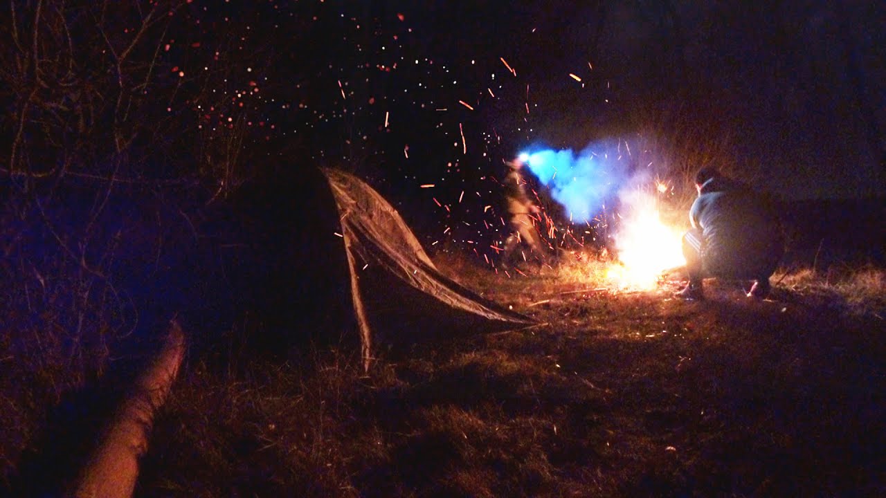 НОЧЕВКА В ЛЕСУ ПРИ МИНУСОВОЙ ТЕМПЕРАТУРЕ