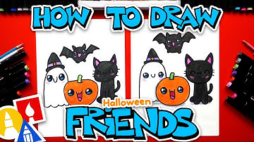 How To Draw Halloween Friends