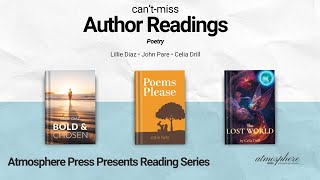 Atmosphere Press Presents: Live Author Reading with Lillie Diaz, John Pare, and Celia Drill