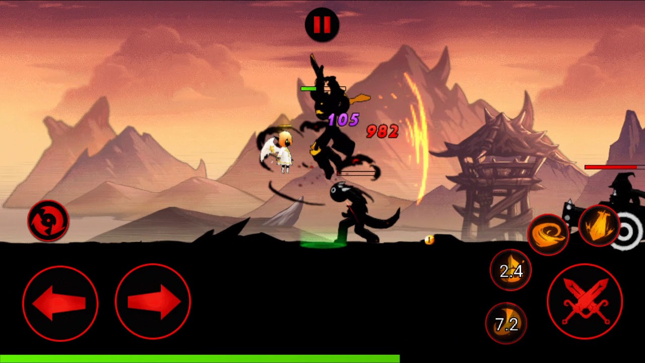 League of stickman 2018 gameplay