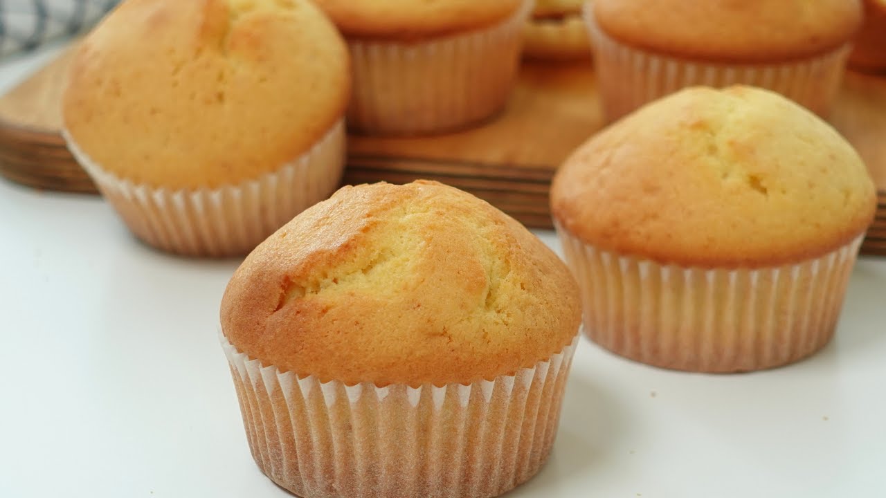 Рецепт пушистых апельсиновых кексов | Без молока