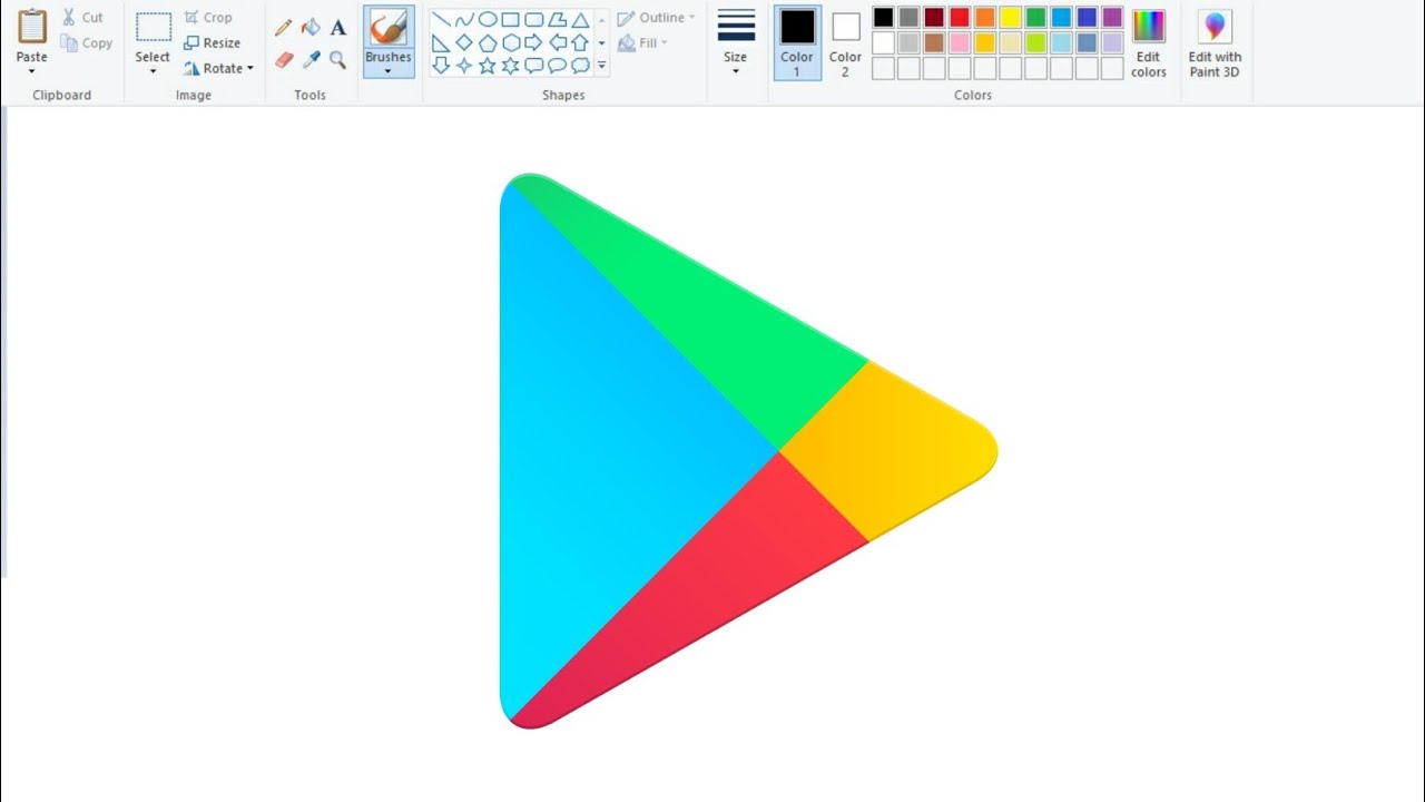 Logotipo Google Play Nas Telas De Um Laptop Digital Para Tablet E