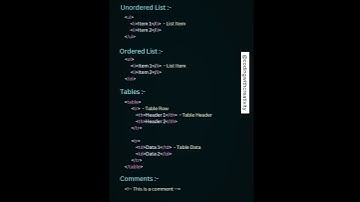 HTML Cheatsheet 📌 #html #html5 #javascript #beginners #beginner #tutorial #webdev #webdesign #css