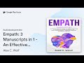 Empath: 3 Manuscripts in 1 - An Effective… by Alex C. Wolf · Audiobook preview