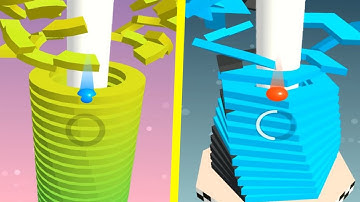 Stack Ball! So satisfying and relaxing ASMR slicing game | Satisfying Video | ASMR slicing game