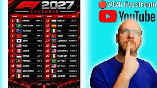 Details 2026 NEW F1 Calendar Livestream Update
