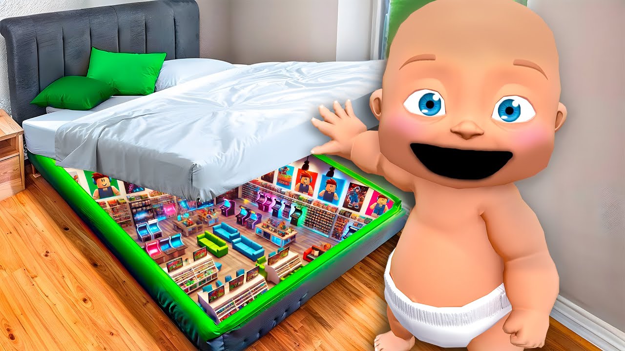 Bebek Oyununda EVİME GİZLİ ODA YAPTIM!