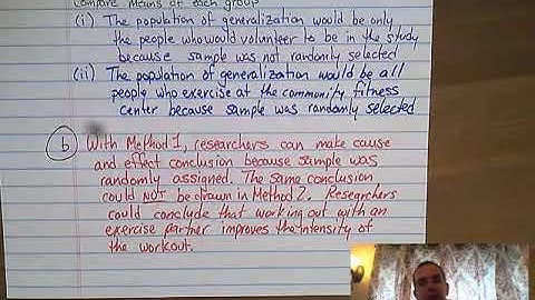 AP Statistics Unit 3 Progress Check 1(b)