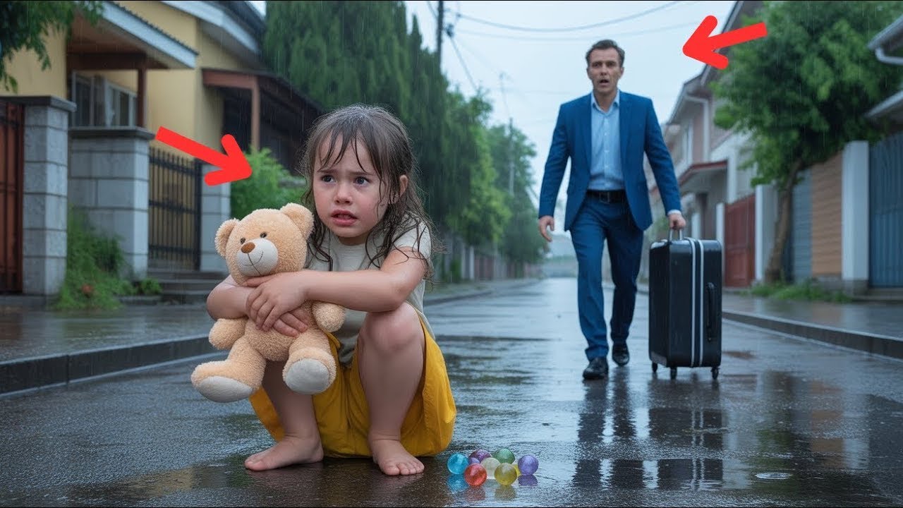 MILLONARIO HALLA A SU HIJA ABANDONADA BAJO LA LLUVIA Y DESCUBRE EL OSCURO SECRETO DE SU ESPOSA