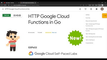 HTTP Google Cloud Functions in Go | GSP023 | Atul Gupta #qwiklabs
