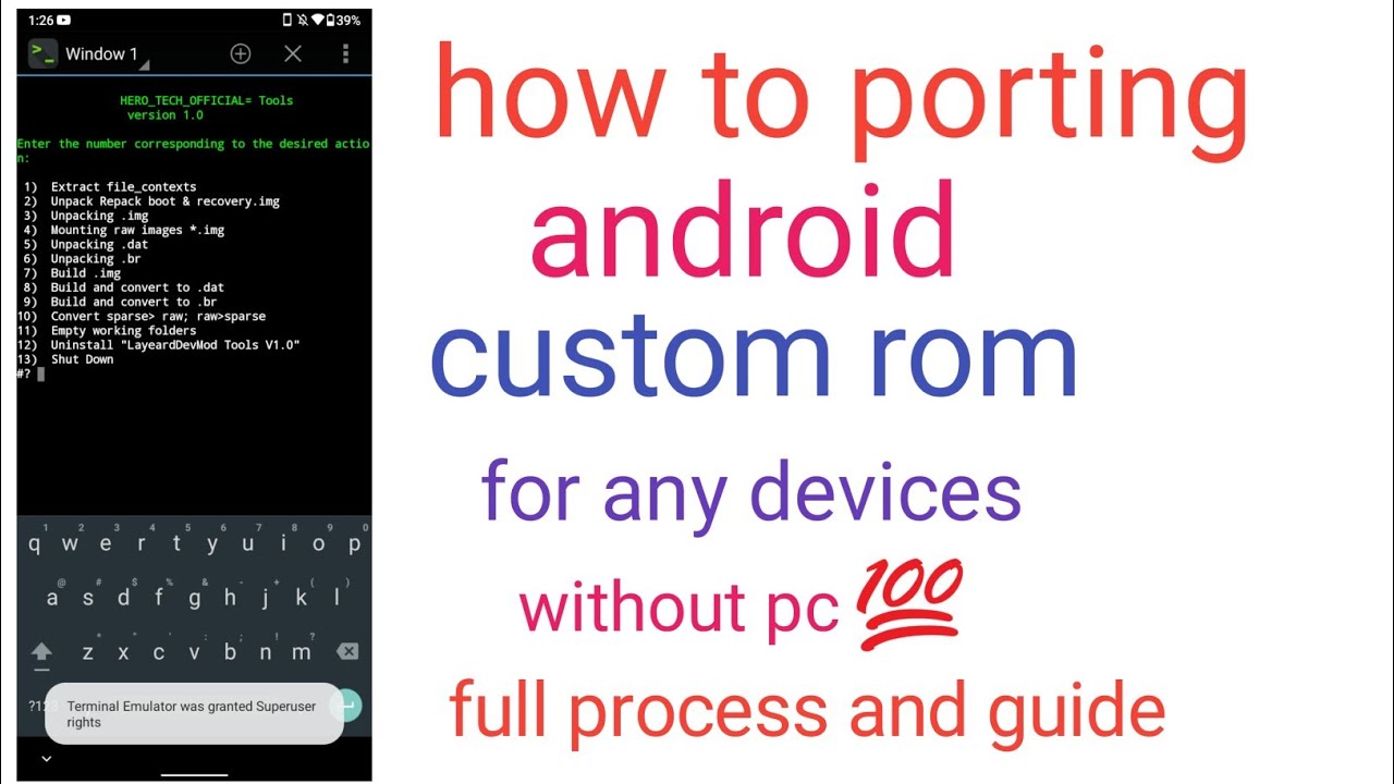 How to Port Custom Rom to your Android Smartphone guide by [HERO TECH ...