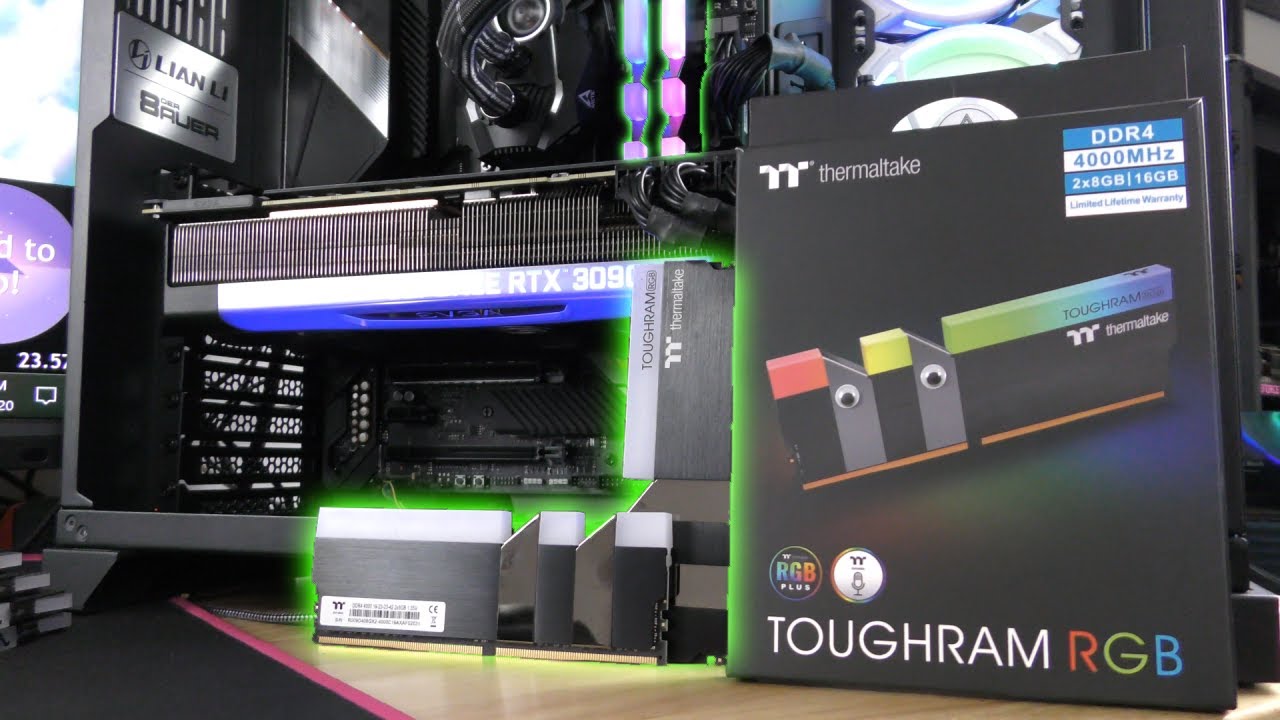 Thermaltake TOUGHRAM RGB DDR4 4400MHz 16GB (8GB x 16.80万色 RGB Alexa/Razer 