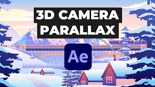 картинка: 3D Параллакс с камерой в Adobe After Effects