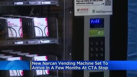 Narcan vending machine coming to CTA Red Line stop