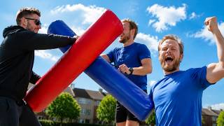 Sam Heughan Brings Glasgow to Life! Fans Go Wild at the My Peak Challenge Games