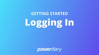 Logging In