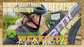 Racefiets Upgrade Komoot Gravelbike Route Decals Cycling Videovlog Aaf On Wheels