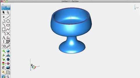 How to Draw a Goblet Tutorial - SharkCAD Pro