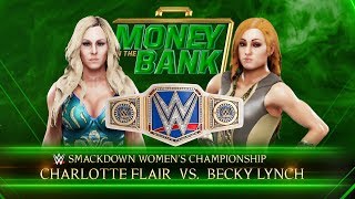 Money In The Bank 2019 - Becky Lynch Vs Charlotte Flair For The SD Womens Title - WWE 2K19 screenshot 5