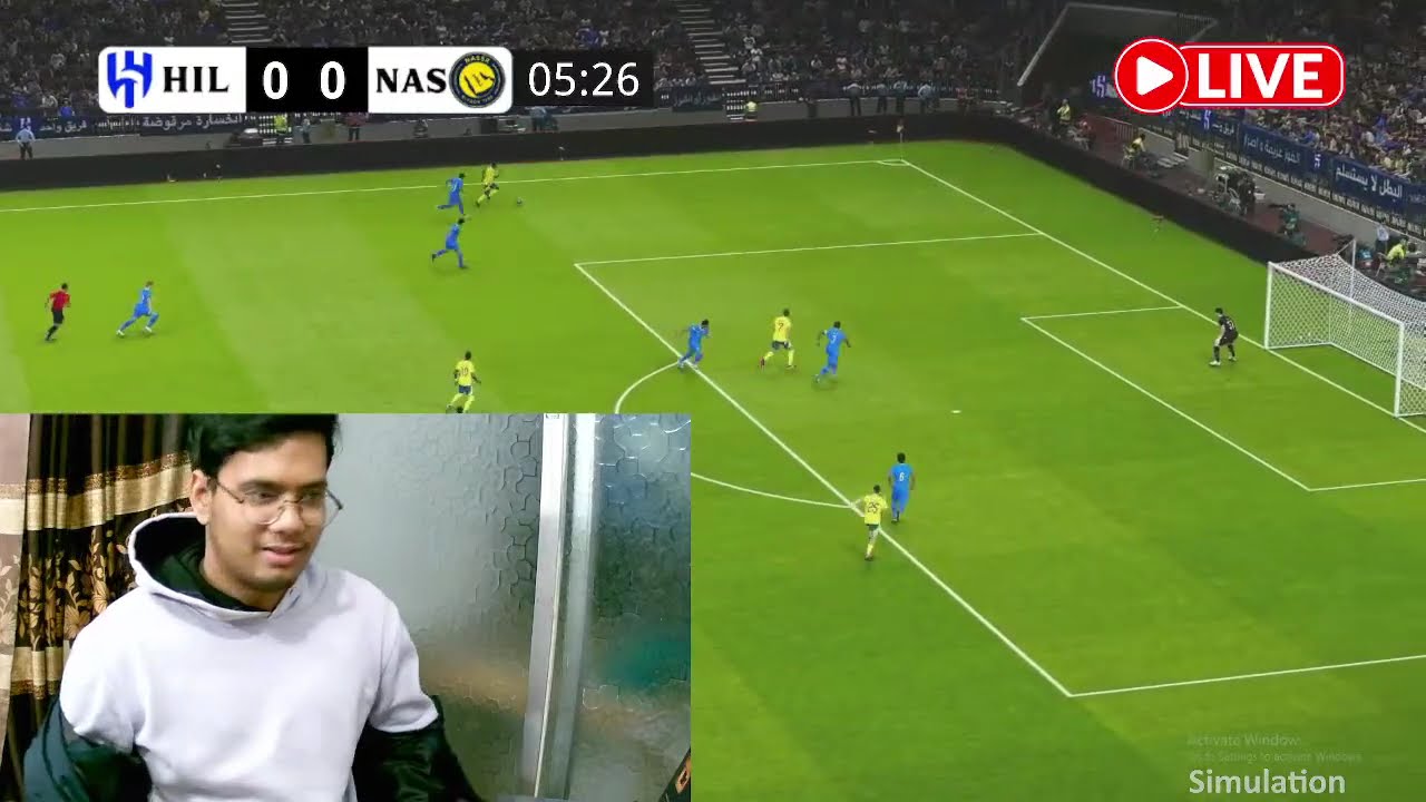 Al-Hilal vs Al-Nassr | Saudi Pro League 2025/26 | eFootball PES 2021 Gameplay