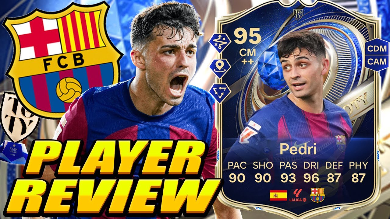 He RUNS THE GAME… 🧠🔥 95 TOTY Pedri Review! 95 Pedri Team of the Year Review! 95 Pedri TOTY Review!