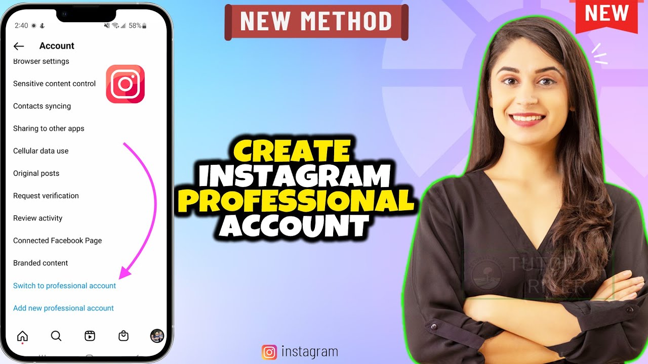 How to Create Instagram Professional Account | setup Your Professional ...