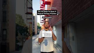 1st steps to open a physical therapy practice (full video on TT) #physicaltherapy #business