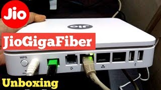 JioGigaFiber Unboxing And Features