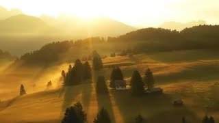 Peaceful Sun Rise // Amazing Hills // Relaxing Nature / Attractive Rivers /viral nature ytshort