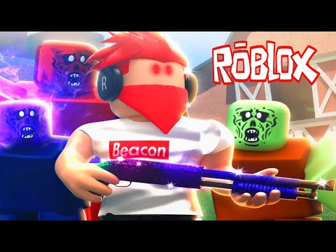 Roblox Zombie Rush Rainbow Rhythm Revolvers Take Over Youtube - oops buron roblox zombie