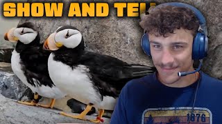 Show and Tell with Chandler!
Alveus is a 501(c)(3) nonprofit organization functioning as a wildlife sanctuary & virtual education center,
aiming to unite online users for conservation! 🌎 Founded by https://www.twitch.tv/maya
Check out the 24/7 live cams on the Alveus Twitch Channel
â–ºTwitch: https://www.twitch.tv/alveussanctuary
Alveus Official Merch:
â–º https://alveussanctuary.org/merch
Follow Alveus Socials here:
â–ºYouTube: https://www.youtube.com/AlveusSanctuary
â–ºTwitter: https://twitter.com/AlveusSanctuary
â–ºInstagram: https://www.instagram.com/alveussanctuary
â–ºTikTok: https://www.tiktok.com/@alveussanctuary
â–ºTwitch: https://www.twitch.tv/alveussanctuary
â–ºBluesky: https://bsky.app/profile/alveussanctuary.org
â–ºWebsite: https://www.alveussanctuary.org Show and Tell with Chandler!