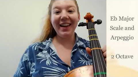 Cello | Eb Major Scale and Arpeggio - 2 Octave